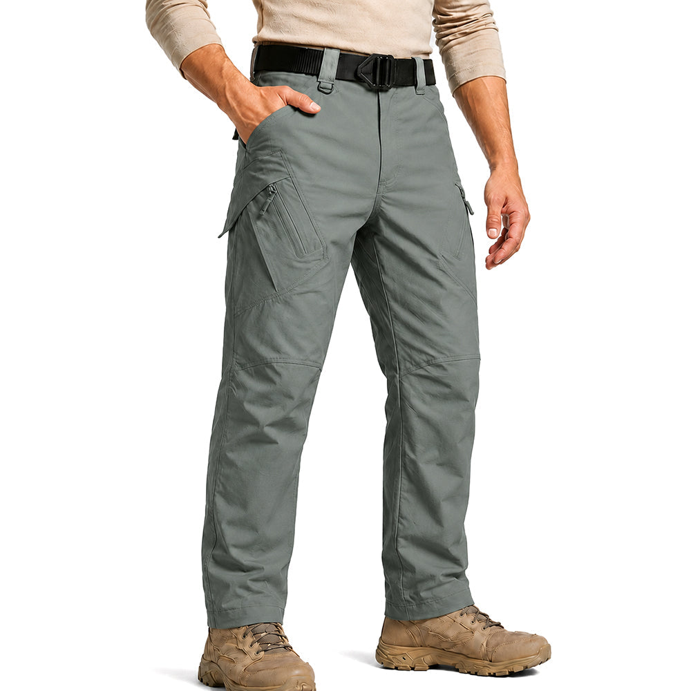 Army Green | Front view of men's tactical pants
