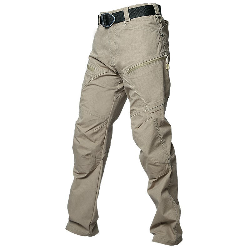 Khaki | Front view of men's tactical pants 2